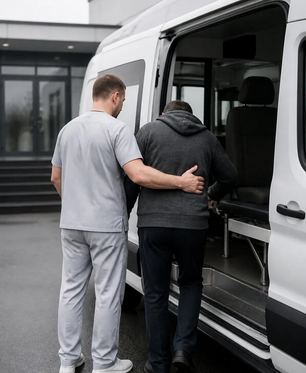 Организация медтранспортировки в Дмитрах от 5360 р. | Медзона