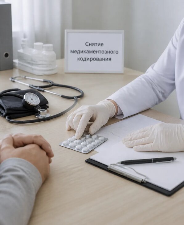 Снятие медикаментозного кодирования в Дмитрах от 5360 р. | Медзона
