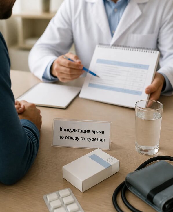 Консультация врача по отказу от курения для взрослых в Дмитрах